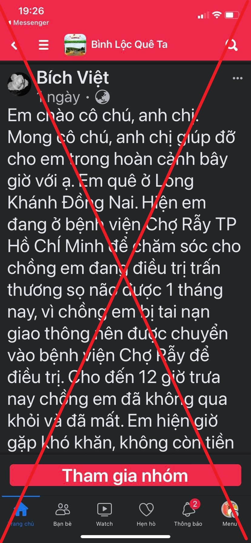 Bệnh viện Chợ Rẫy phát thông tin khẩn cảnh báo giả mạo kêu gọi giúp đỡ - Ảnh 1. Bệnh viện Chợ Rẫy phát thông tin khẩn cảnh báo giả mạo kêu gọi giúp đỡ - Ảnh 1.