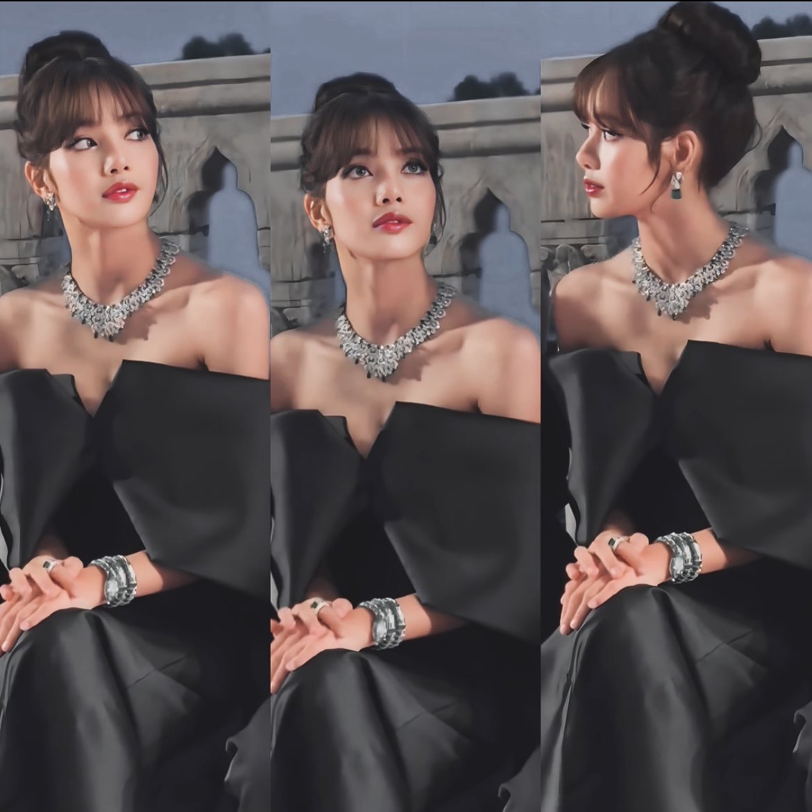 Lisa làm nên định nghĩa &quot;nhan sắc huỷ diệt cam thường&quot; ở sự kiện BVLGARI, tạo khung hình như mơ bên Zendaya và Hoa hậu thế giới - Ảnh 4.