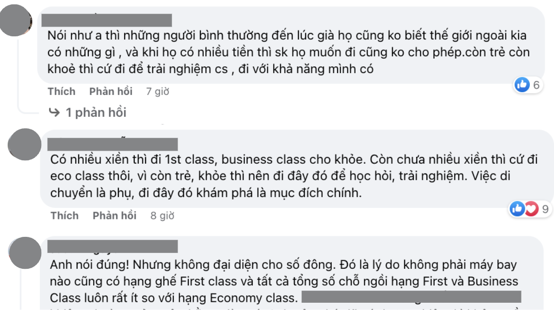 &quot;Du lịch thì ít nhất phải đi hạng thương gia&quot;, câu nói  của Thái Công khiến dân mạng dấy lên nhiều làn sóng trái chiều  - Ảnh 7.