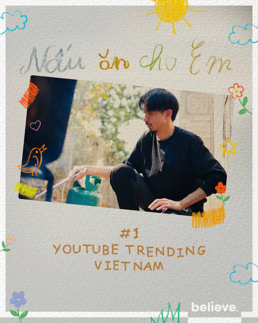 Nấu Ăn Cho Em - MV thứ 16 của Đen giành Top 1 Trending YouTube - Ảnh 1.