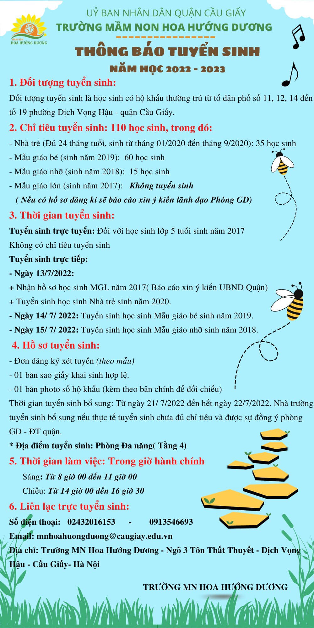 3 ngôi trường mầm non công lập có cơ sở vật chất to đẹp ở quận Cầu Giấy - Ảnh 1.