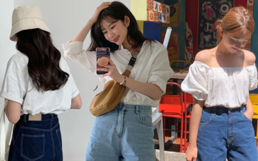 7 cách mặc đẹp với quần short denim được ulzzang Hàn ưa chuộng