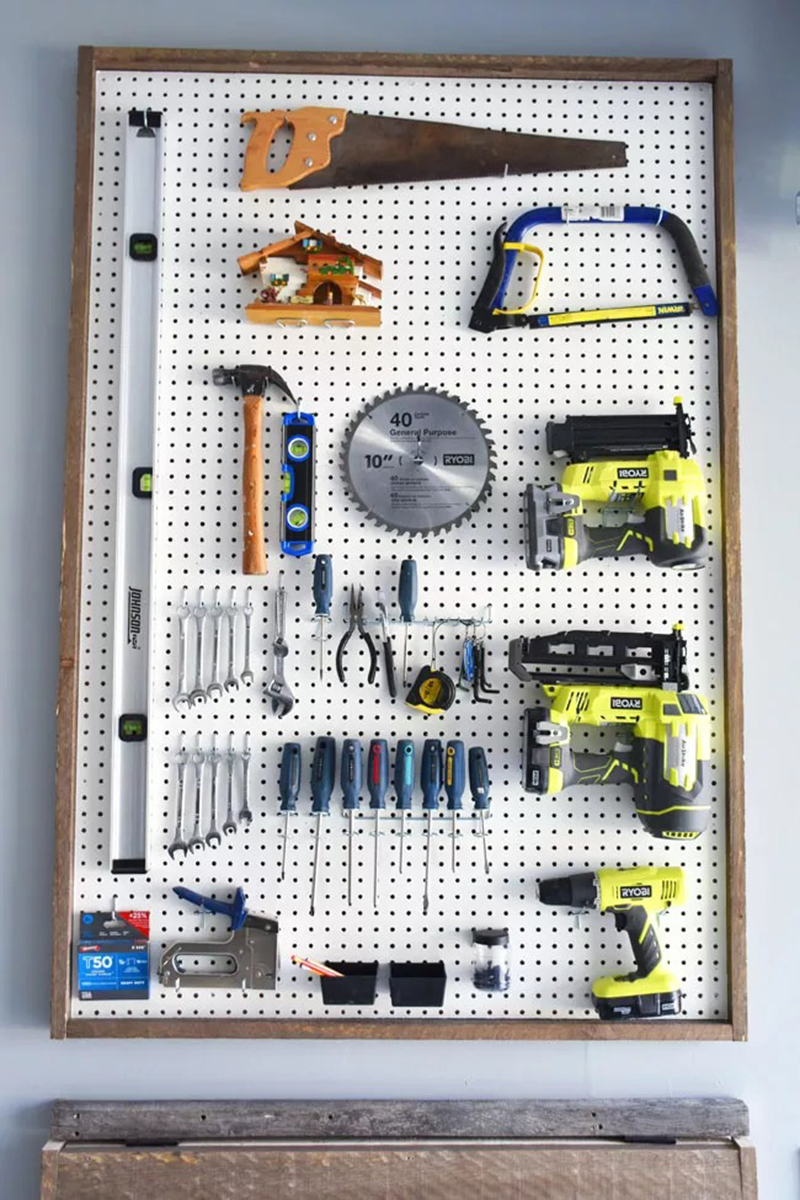 Pegboard - tấm bảng lưu trữ vạn năng không thể thiếu bên trong không gian sống của mọi gia đình - Ảnh 5.