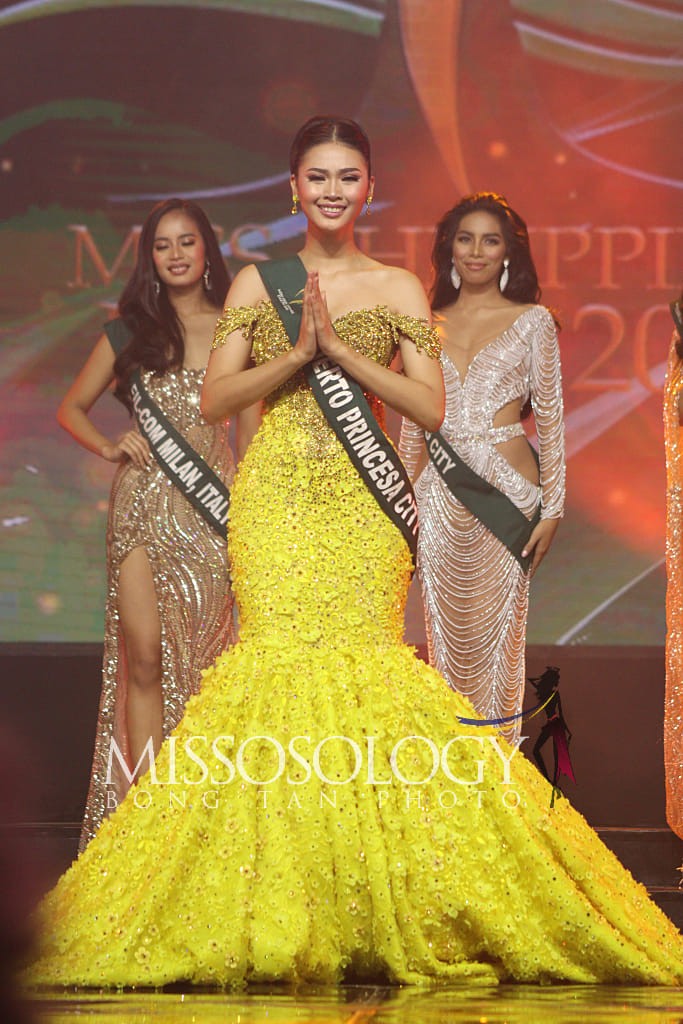 Váy dạ hội sến sẩm, lỗi mốt ở Hoa hậu Trái Đất Philippines gây thất vọng - Ảnh 4.