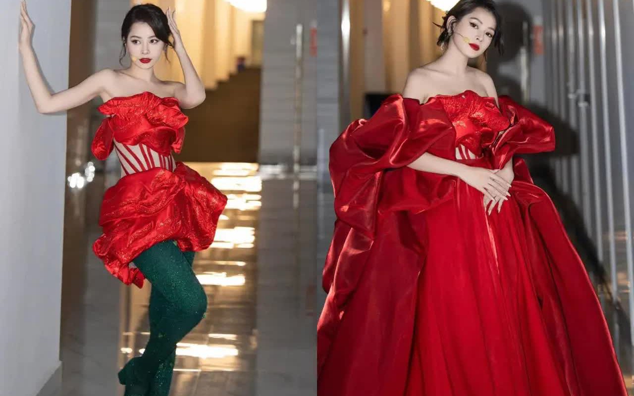 Hoàng Ku nói về chiếc váy của Chi Pu tại Đạp Gió: 'Mất 100 giờ hoàn thành. Bất kì nghệ sĩ nào cũng mong đứng trên sân khấu hoành tráng như cô ấy'