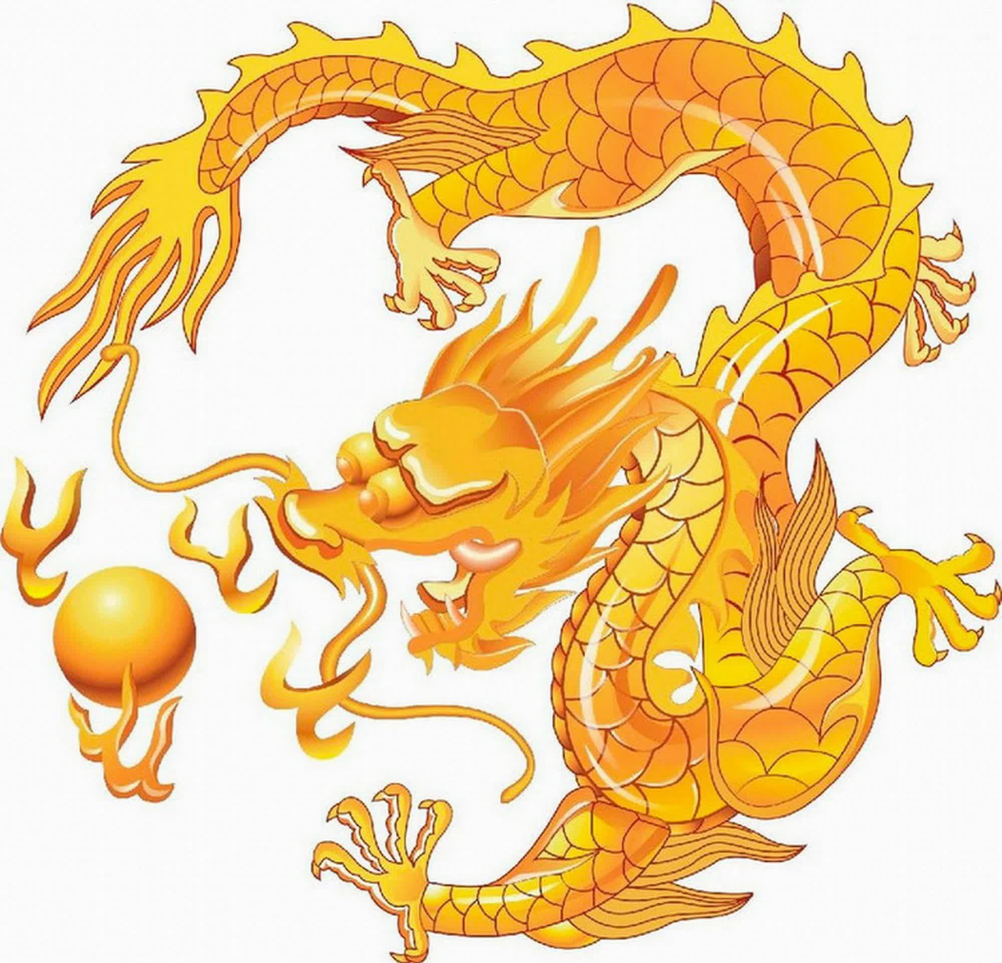 желтый дракон китай