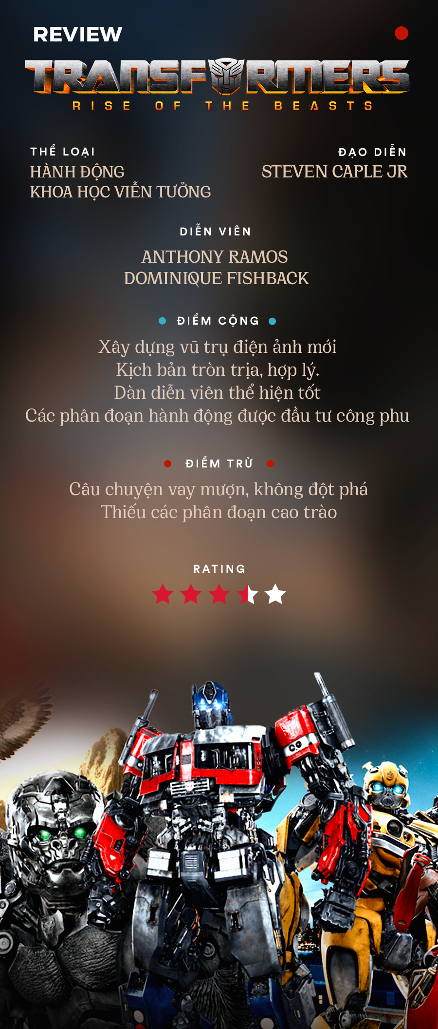 Transformers 7: Viên gạch đầu tiên cho vũ trụ điện ảnh mới, hấp dẫn nhưng chưa đột phá - Ảnh 7. Transformers 7: Viên gạch đầu tiên cho vũ trụ điện ảnh mới, hấp dẫn nhưng chưa đột phá - Ảnh 7.