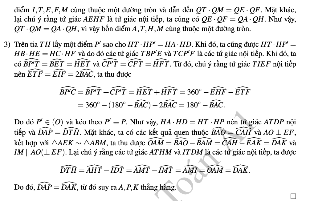 Gợi ý đáp án đề thi tuyển sinh lớp 10 môn Toán chuyên Hà Nội - Ảnh 5.