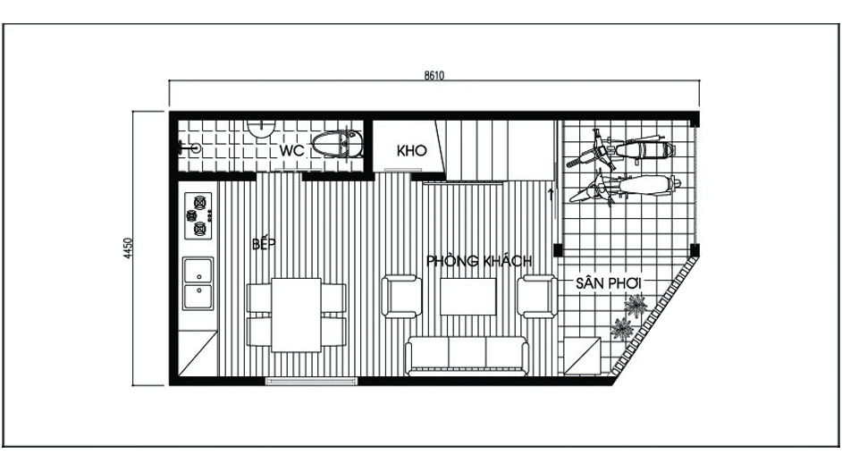 Tư vấn v&agrave; bố tr&iacute; nội thất cho nh&agrave; ống bị v&aacute;t - Ảnh 1.