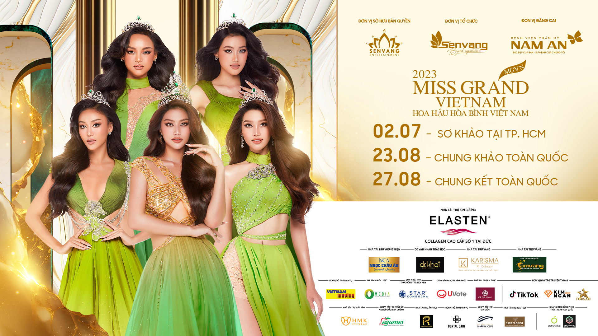 Miss Grand Vietnam 2023 tung hình hiệu chính thức, Thiên Ân và dàn Á hậu đọ sắc nét căng - Ảnh 7.