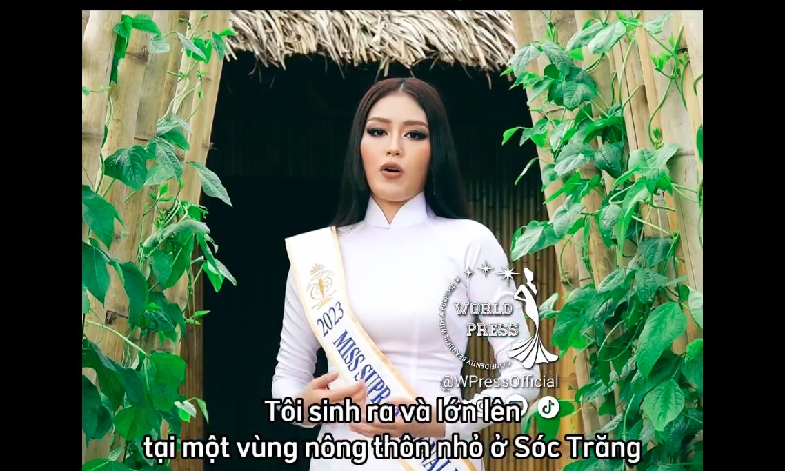 Tiếng Anh của đại diện Việt Nam ở Hoa hậu Siêu quốc gia lại gây tranh cãi - Ảnh 2.