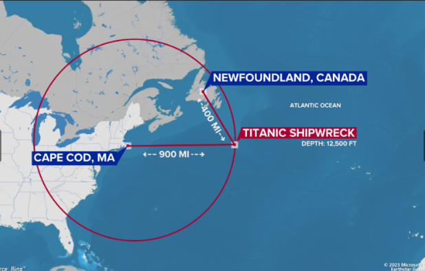 Mỹ và Canada ráo riết tìm tàu lặn mất tích - Ảnh 1.