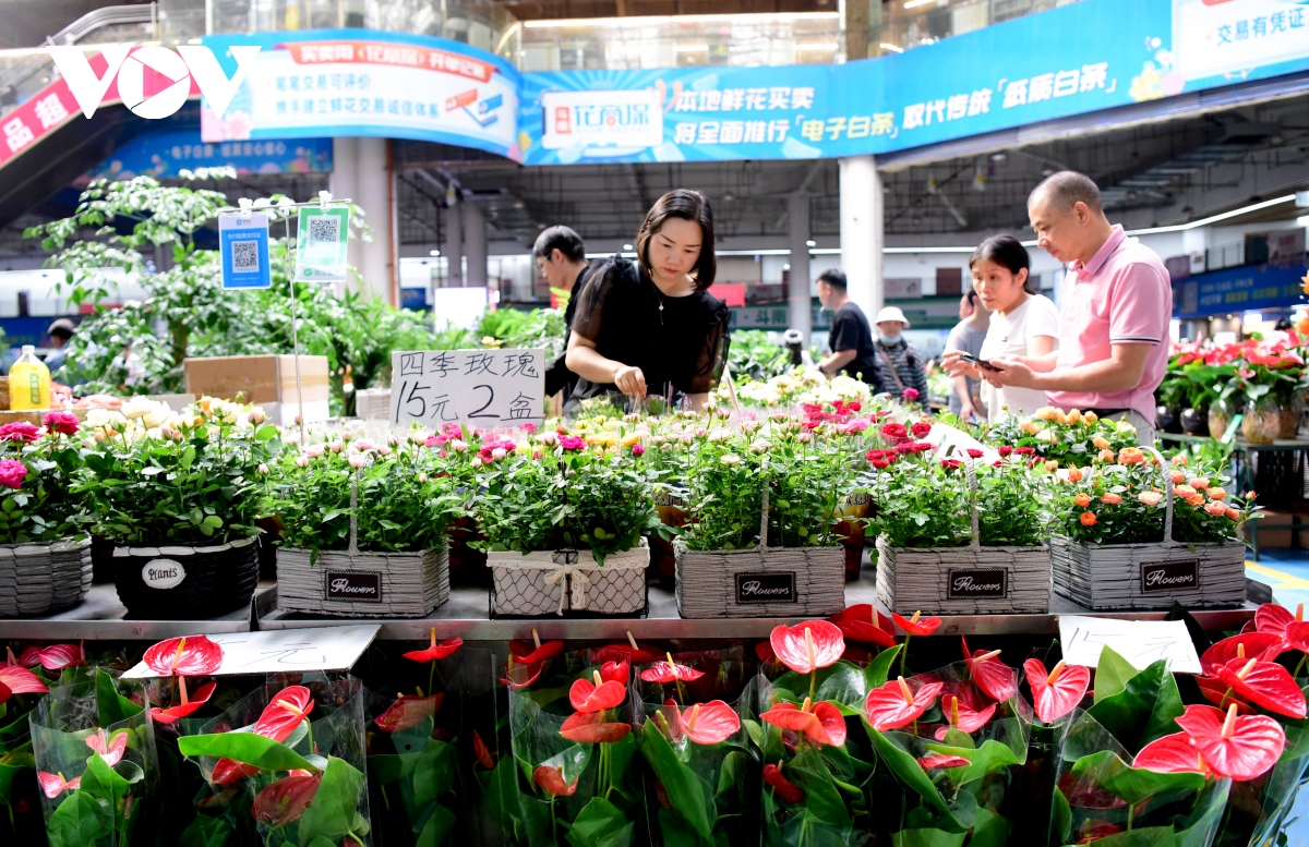 Bên trong chợ hoa lớn nhất châu Á - nơi 1 bó hoa có giá chỉ bằng 1 bông hoa - Ảnh 17.