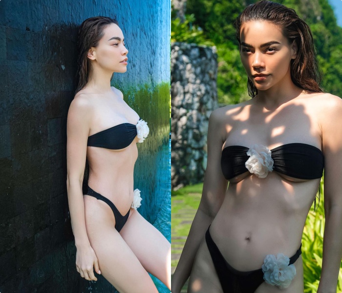 Hồ Ngọc Hà tạo dáng táo bạo với bikini, không thể tin đây là body mẹ 3 con - Ảnh 3.