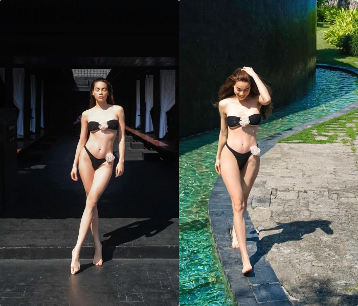 Hồ Ngọc Hà tạo dáng táo bạo với bikini, không thể tin đây là body mẹ 3 con - Ảnh 2.