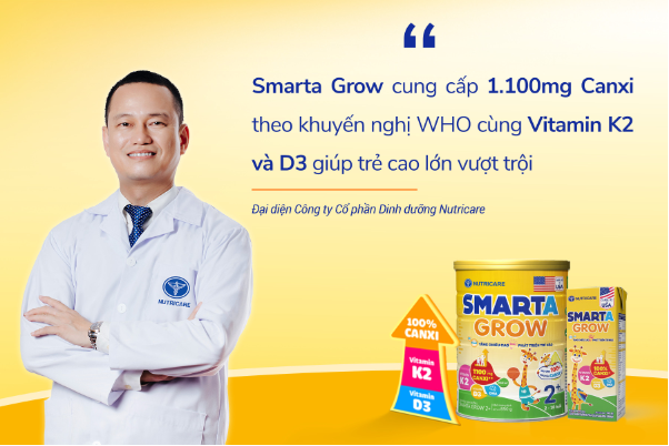 Smarta Grow mới với hàm lượng 1100mg Canxi đáp ứng khuyến nghị của Tổ Chức WHO hỗ trợ trẻ cao lớn vượt trội - Ảnh 4.