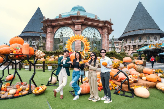 Vẻ đẹp bốn mùa quyến rũ của Sun World Ba Na Hills - Ảnh 4. Vẻ đẹp bốn mùa quyến rũ của Sun World Ba Na Hills - Ảnh 4.