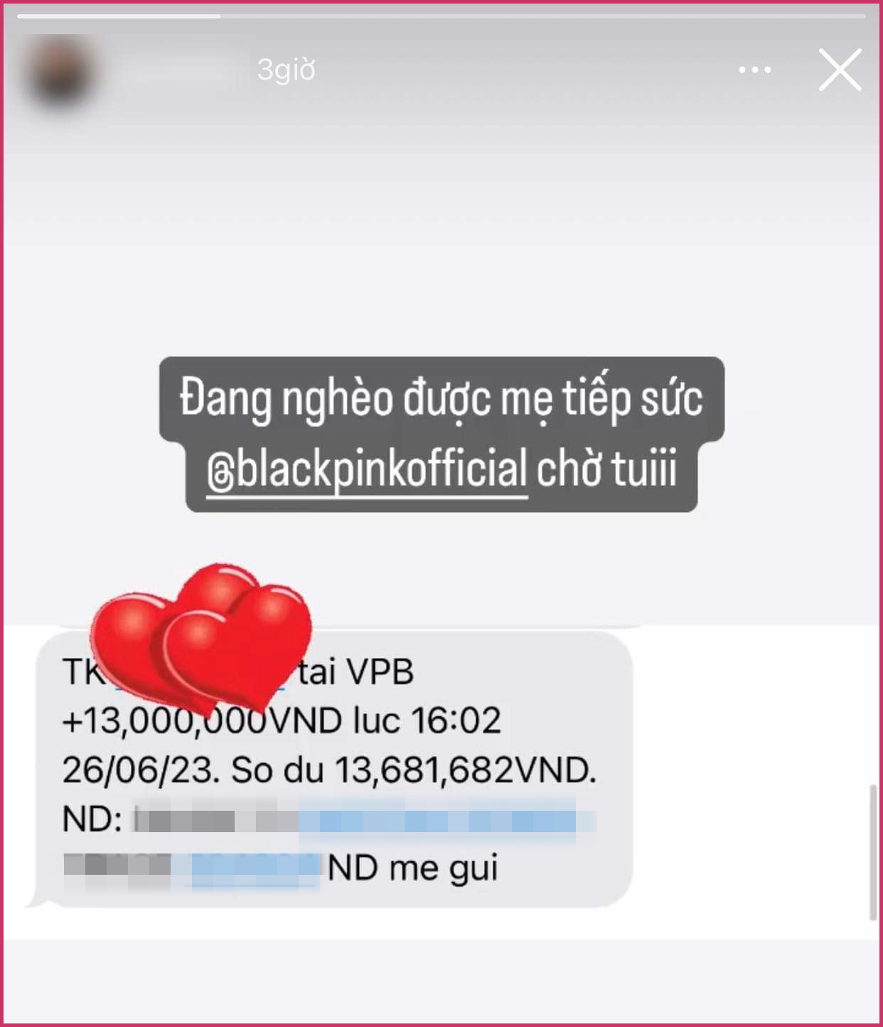 Người mẹ 8x chuyển thẳng 13 triệu để con được xem BLACKPINK tại Hà Nội và lời dặn dò đằng sau - Ảnh 2. Người mẹ 8x chuyển thẳng 13 triệu để con được xem BlackPink tại Hà Nội và lời dặn dò đằng sau - Ảnh 2.
