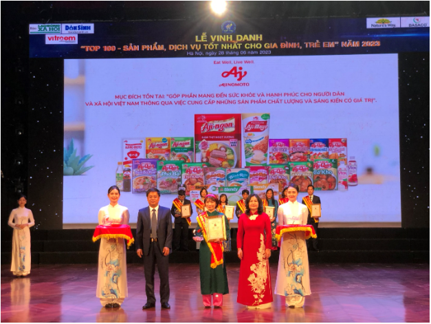 Top 100 sản phẩm tốt nhất cho gia đ&igrave;nh, trẻ em 2023 gọi t&ecirc;n Aji-ngon&reg; v&agrave; Aji-mayo&reg; - Ảnh 1.