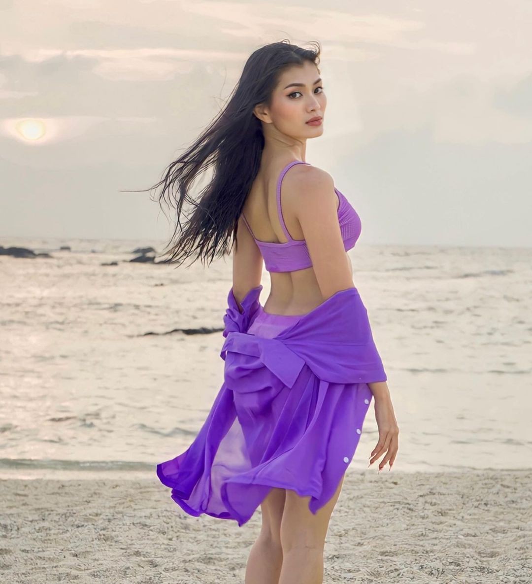 Nhan sắc người đẹp Myanmar sang Việt Nam thi hoa hậu - Ảnh 5.
