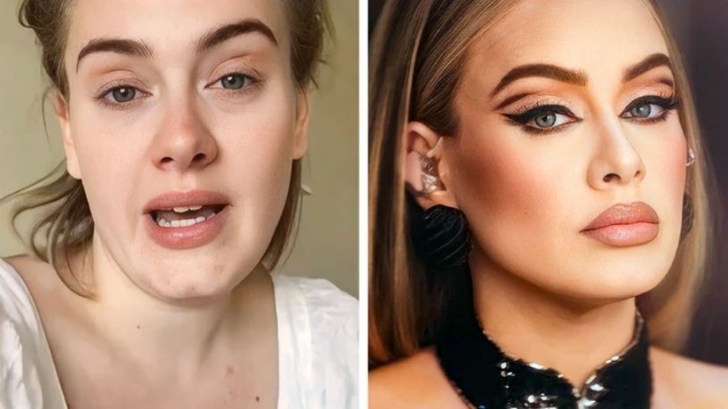 Adele, Lady Gaga tự tin khoe &lsquo;mặt mộc&rsquo; nhiều khuyết điểm - Ảnh 1.