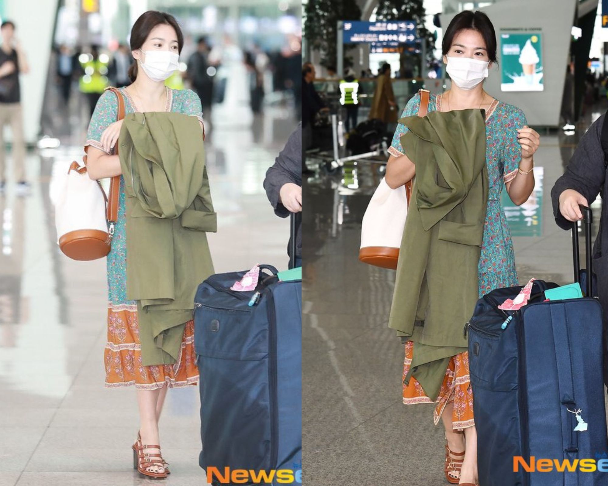 Style diện váy mùa hè trẻ trung của Song Hye Kyo - Ảnh 4.