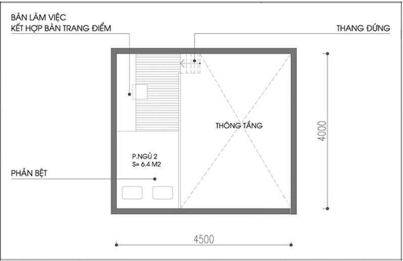 Cải tạo và bố trí nội thất cho phòng rộng 18m² có gác lửng - Ảnh 3.