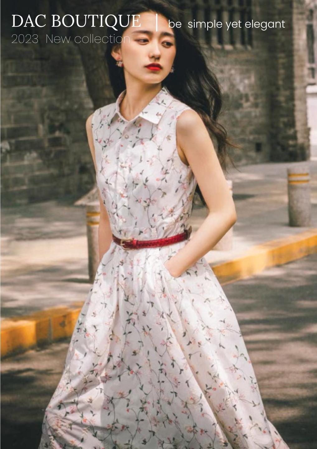 DIYIWEI YNVN Váy hoa tai Hàn Quốc mùa hè 2023 kiểu Pháp  Trang phục nữ