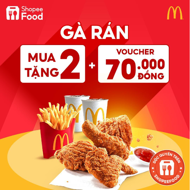 Ăn gà rán xịn với giá siêu mềm, McDonalds mời bạn combo mua 2 tặng 2 miếng gà kèm nước chỉ 99.000 đồng - Ảnh 3.