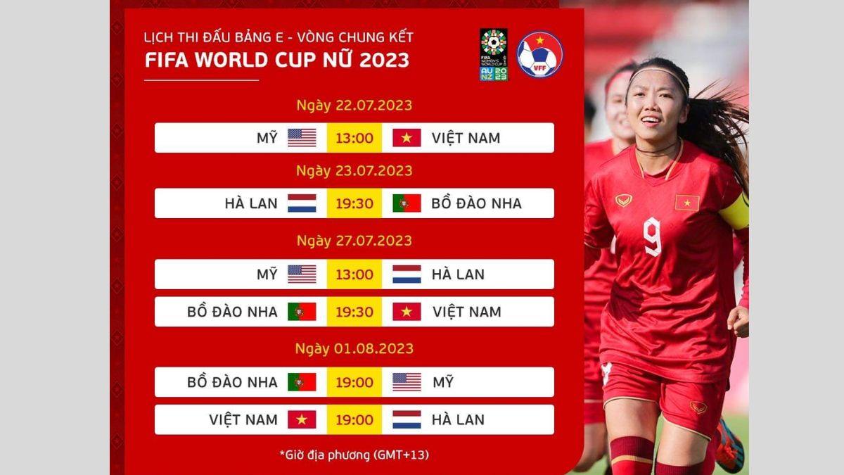 8h sáng 22/7 Việt Nam ra quân tại World Cup nữ 2023: Toàn bộ lịch thi đấu vòng bảng và cách để xem trực tiếp - Ảnh 2.