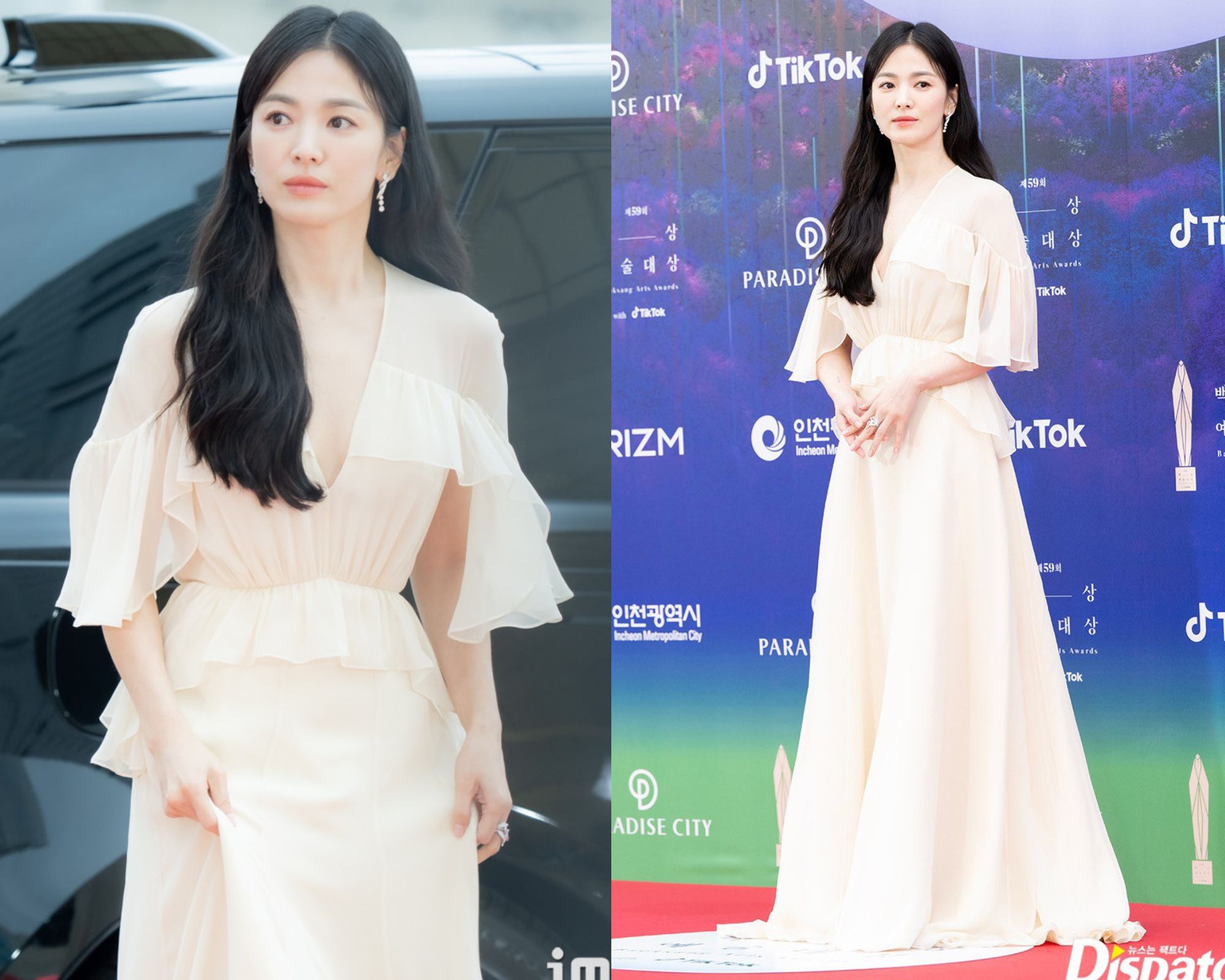 Sự tinh tế của Song Hye Kyo khi diện váy dạ hội - Ảnh 5.