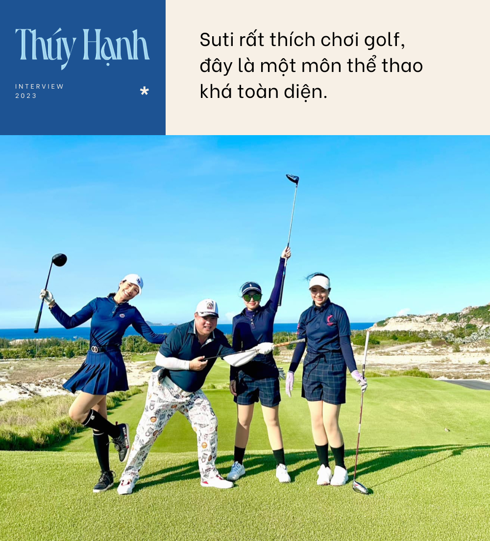 Con gái út cao 1m65 của siêu mẫu Thúy Hạnh: Đam mê chơi golf, được gọi là &quot;tiểu Kim Tae Hee&quot; vì xinh đẹp - Ảnh 5.