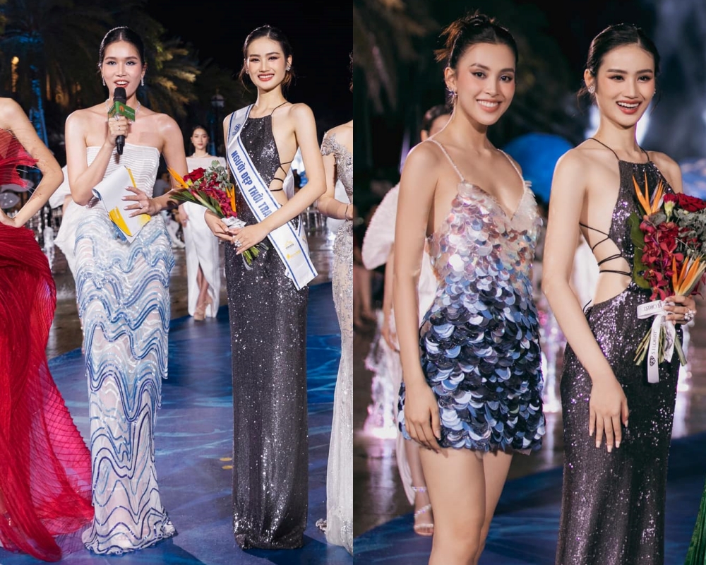 Tân Miss World Vietnam 2023 đụng hàng Hoa hậu Bảo Ngọc gay cấn - Ảnh 4.