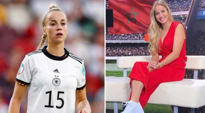 Lỡ hẹn với World Cup nữ 2023, tuyển thủ Đức được mời chụp ảnh khỏa thân - Ảnh 2.