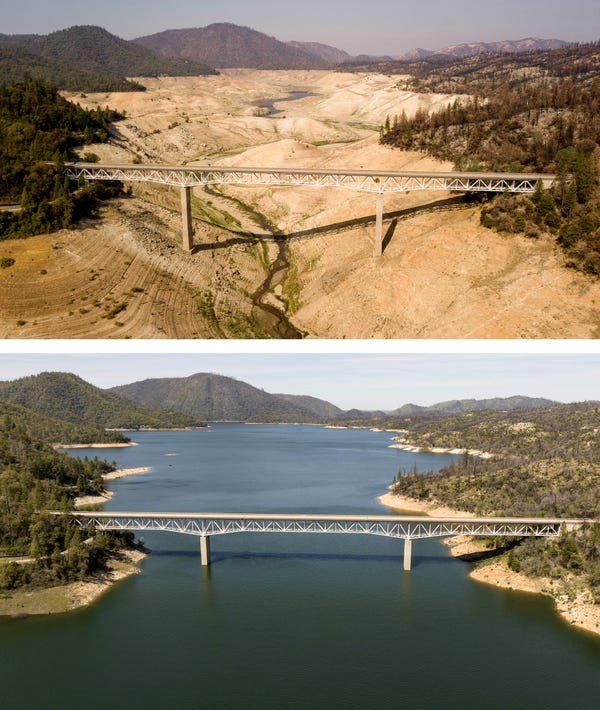Mỹ: Các hồ lớn ở California đã trở lại, Hồ ma Tulare đang đòi lại phần đất của mình. - Ảnh 1.