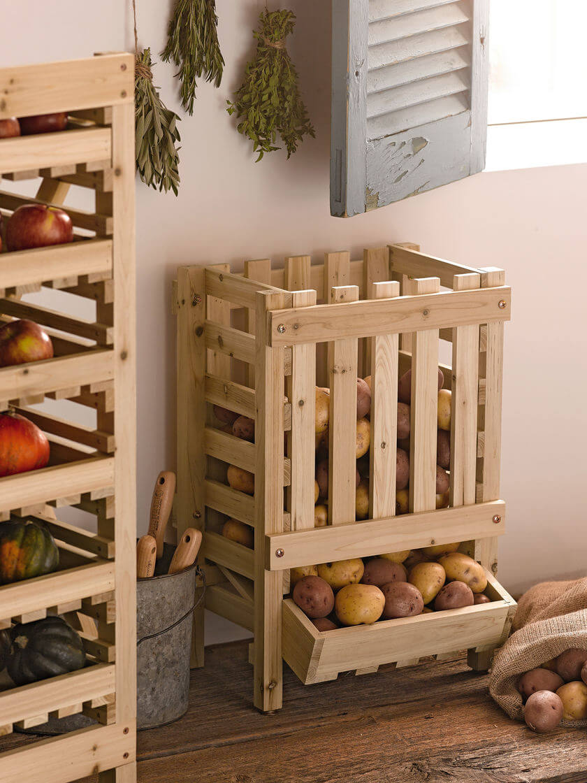 Căn bếp gia đình thêm ngăn nắp với những ý tưởng lưu trữ hoa quả và rau củ cực hay - Ảnh 1.