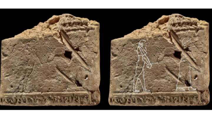'Bức tranh ma' sớm nhất được tìm thấy trên tấm bảng trừ tà ở Babylon - Ảnh 1.