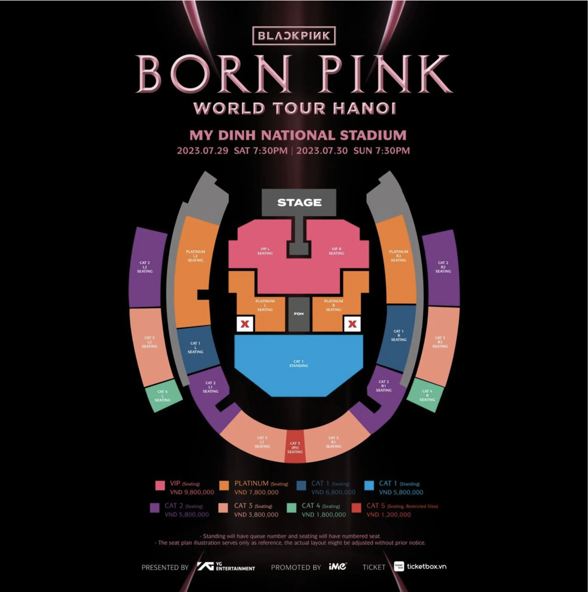Cách săn vé và các quy định concert BLACKPINK tại Việt Nam: Giờ mua vé 2 đêm khác nhau, lightstick giả sẽ bị cấm - Ảnh 2. Cách săn vé và các quy định concert BLACKPINK tại Việt Nam: Giờ mua vé 2 đêm khác nhau, lightstick giả sẽ bị cấm - Ảnh 2.