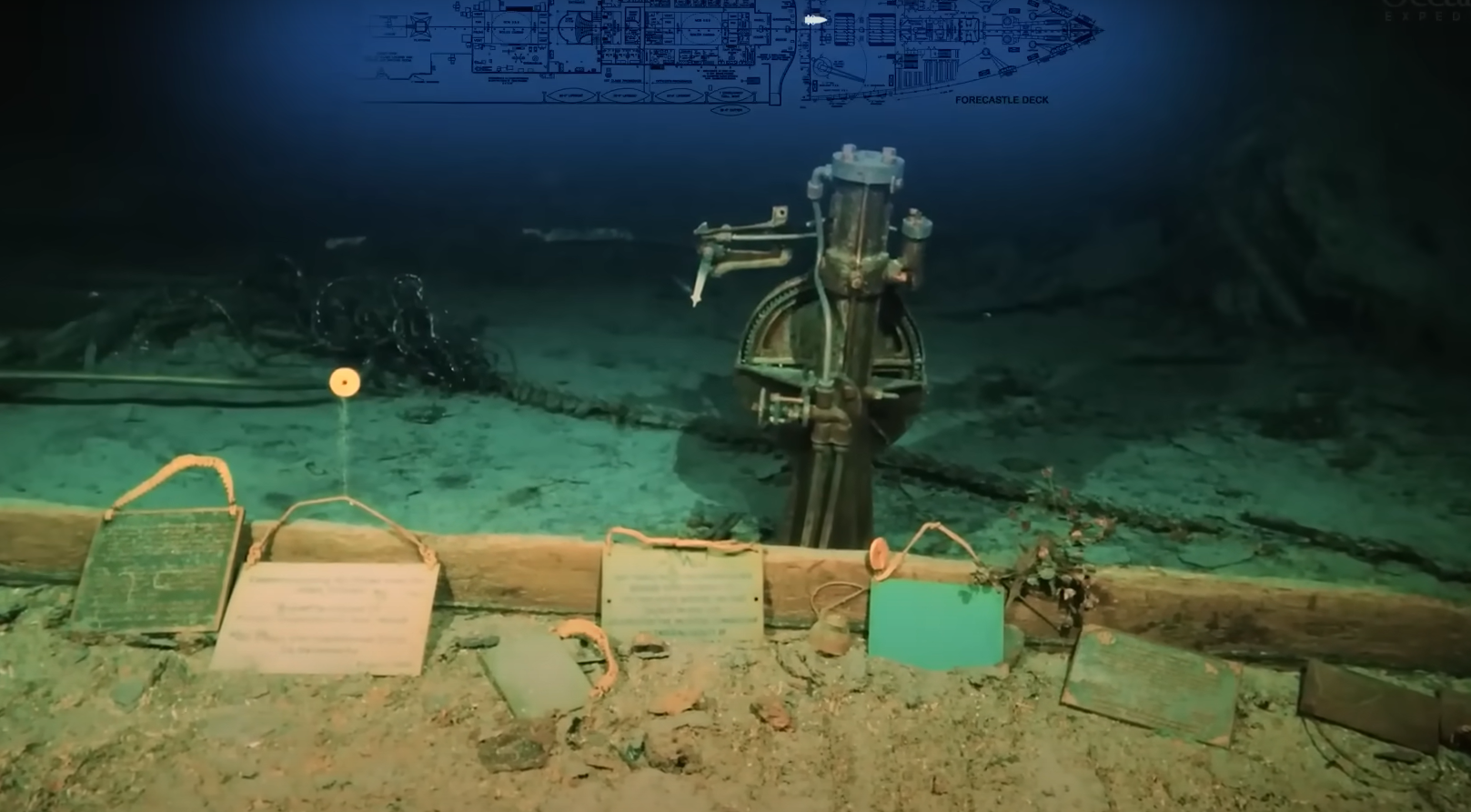 Cảnh hoang tàn của xác tàu Titanic ở độ sâu gần 4.000m dưới đại dương - Ảnh 8.