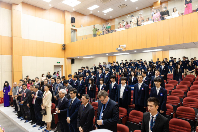 印象的なジャパンインターナショナルスクールの和風卒業式 写真3．