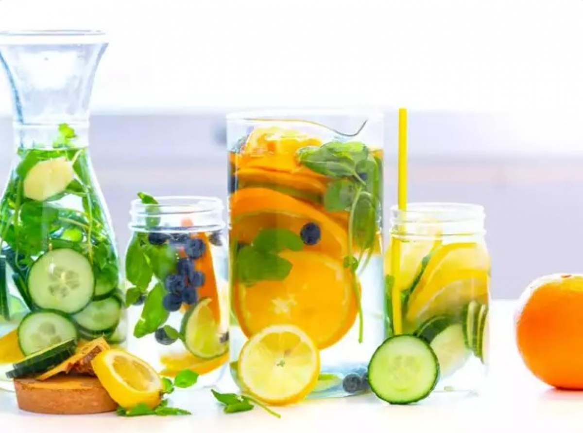 Cách làm nước detox giảm cân mùa hè cực đơn giản tại nhà - Ảnh 1.