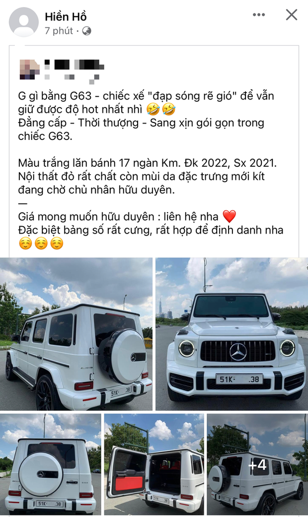 Phía Hiền Hồ xác nhận nữ ca sĩ bán xe Mercedes G63, tình trạng hiện tại gây bất ngờ - Ảnh 3.