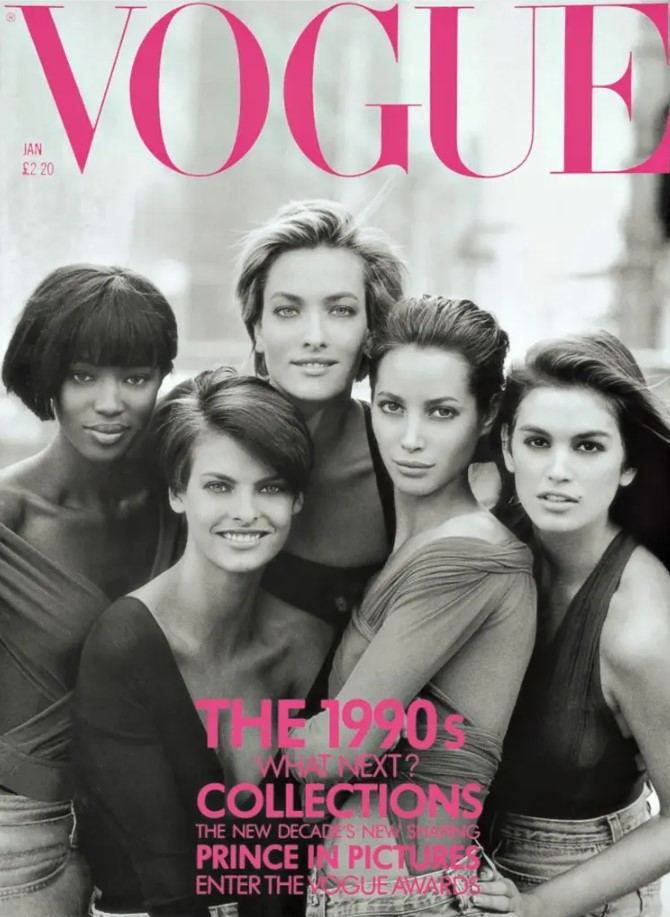 Những siêu mẫu đầu tiên hội ngộ trên bìa Vogue sau 33 năm - Ảnh 2.