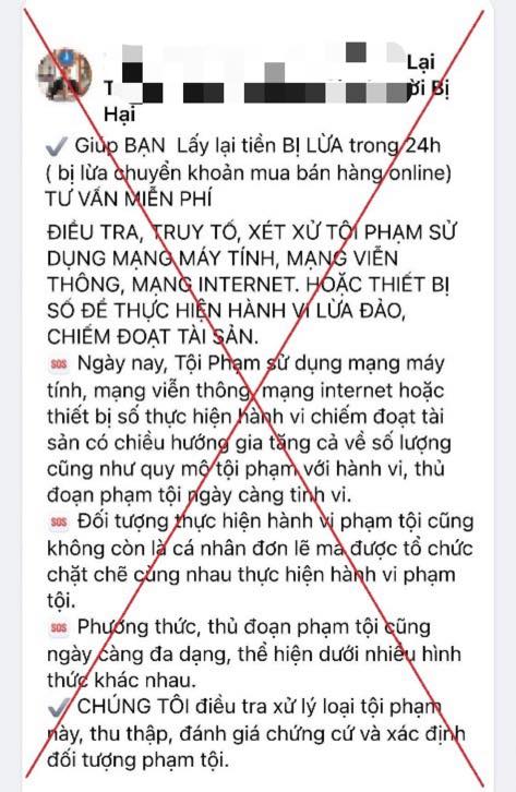 Nhiều người cay đắng sập bẫy lần 2 khi lên mạng "nhờ" lấy lại tiền lừa đảo - Ảnh 4. Nhiều người cay đắng sập bẫy lần 2 khi lên mạng "nhờ" lấy lại tiền lừa đảo - Ảnh 4.