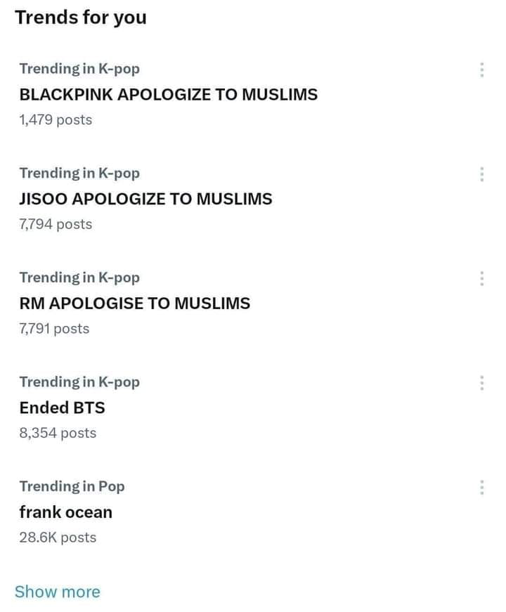 RM (BTS) bị yêu cầu xin lỗi vì chia sẻ bài hát liên quan đến tôn giáo, Jisoo (BLACKPINK) vạ lây: Chuyện gì đây?  - Ảnh 3.