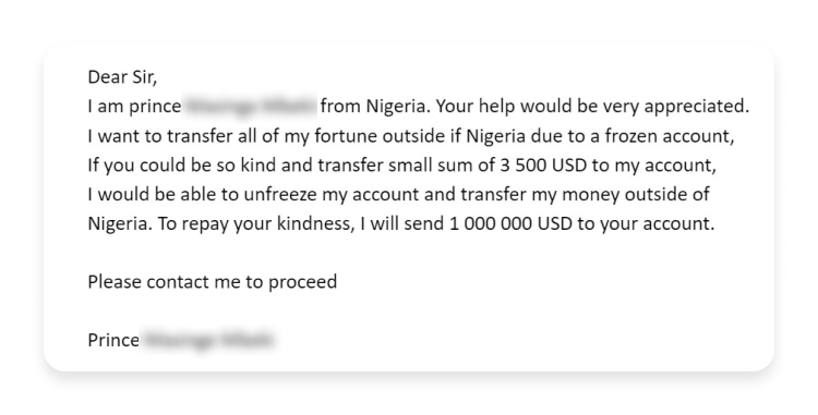 Nếu nhận được email từ &quot;Hoàng tử Nigeria&quot;, bạn sẽ đổi đời:  - Ảnh 1.