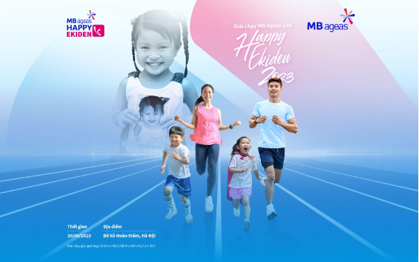 Ủng hộ trẻ khuyết tật môi, hở hàm ếch qua giải chạy MB Ageas Life Happy Ekiden 2023 - Ảnh 1.