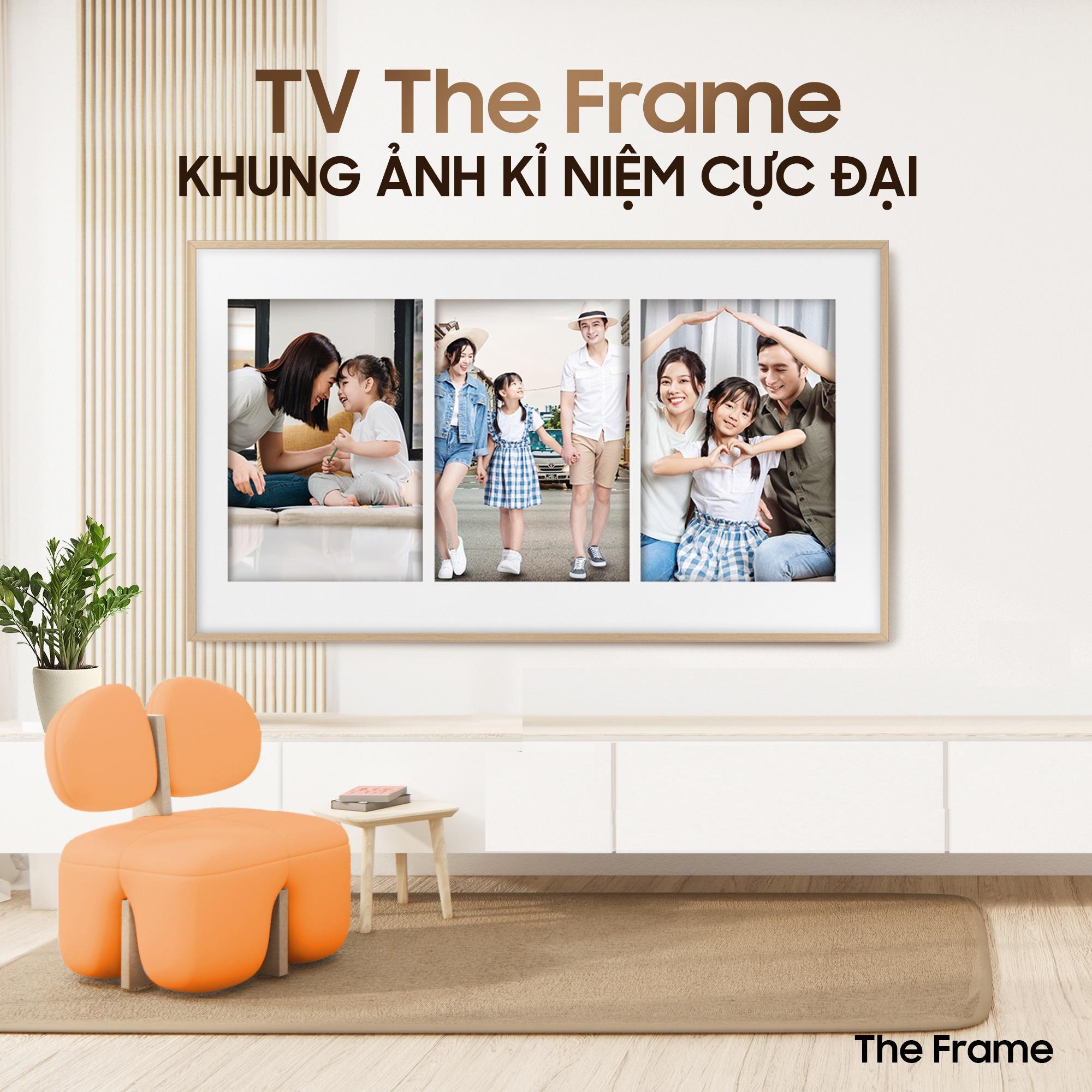 Mở triển lãm ảnh kỷ niệm ngay tại nhà bằng TV khung tranh “The Frame” - Ảnh 2.