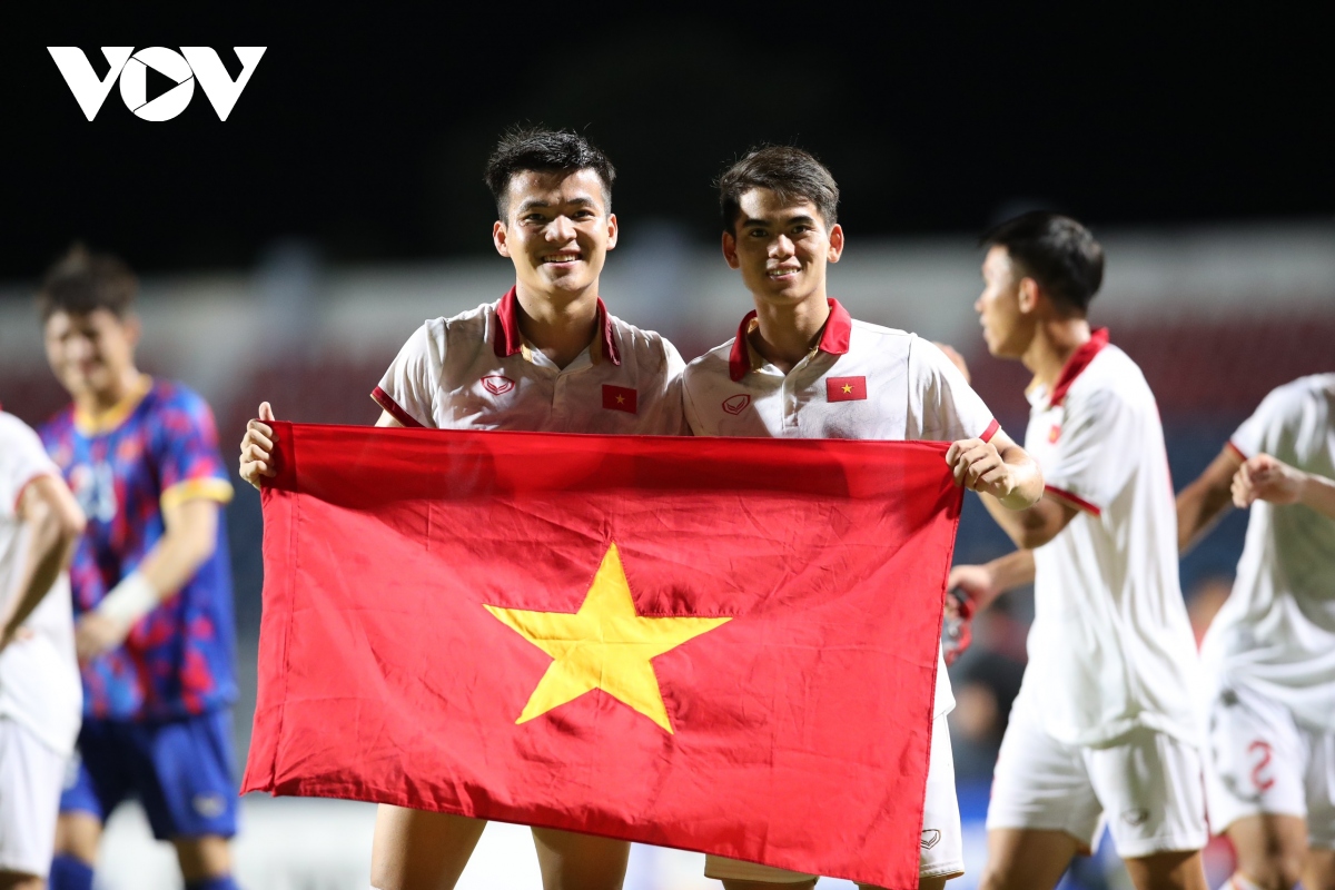 Thắng U23 Indonesia ở loạt sút luân lưu, U23 Việt Nam vô địch U23 Đông Nam Á - Ảnh 1.