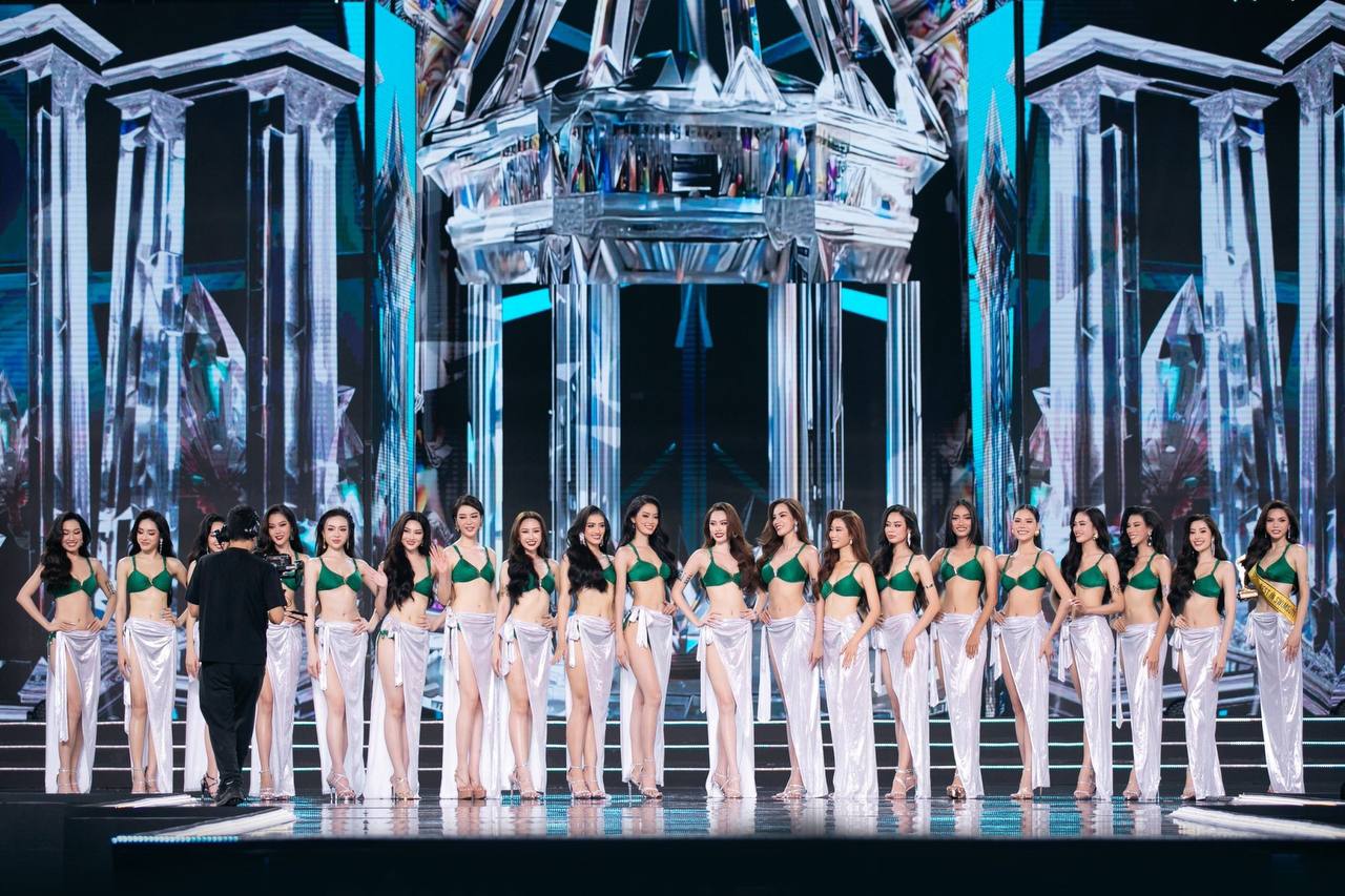 Chung kết Miss Grand Vietnam 2023: Top 15 thí sinh lộ diện, Thuý Vi dừng chân tiếc nuối - Ảnh 2.